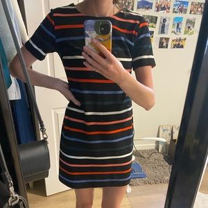 Old Navy striped cocktail dress
